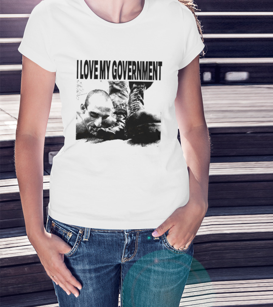 I Love My Government Bootleg Satire Grunge T-Shirt