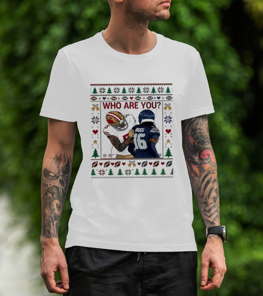 Mike Evans Who Are You Ugly Christmas Sweater Football T-Shirt
