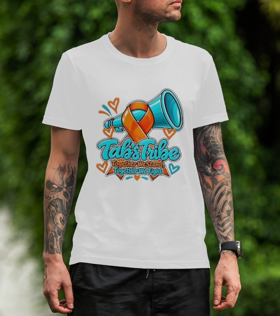 Tab's Tribe Orange Ribbon Together We Stand Fight T-Shirt