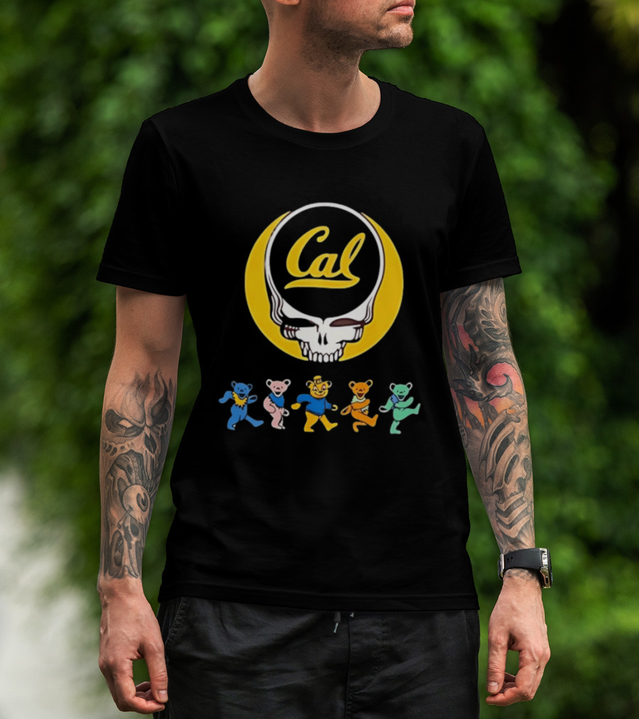 Cal Golden Bears Grateful Dead Steal Your Face Dancing Bears 2026 T-Shirt