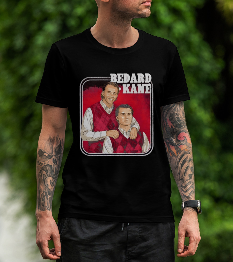 Connor Bedard Patrick Kane Chicago Step Brothers Hockey T-Shirt
