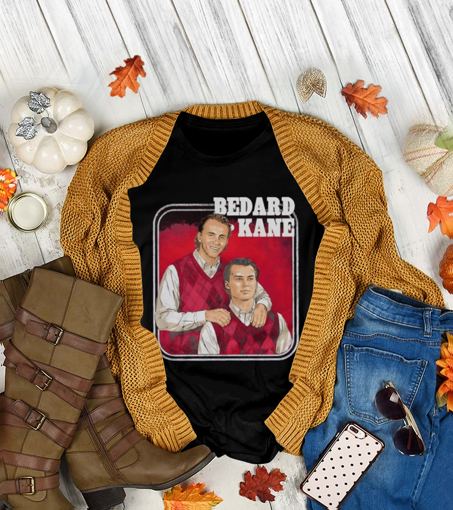 Connor Bedard Patrick Kane Chicago Step Brothers Hockey T-Shirt