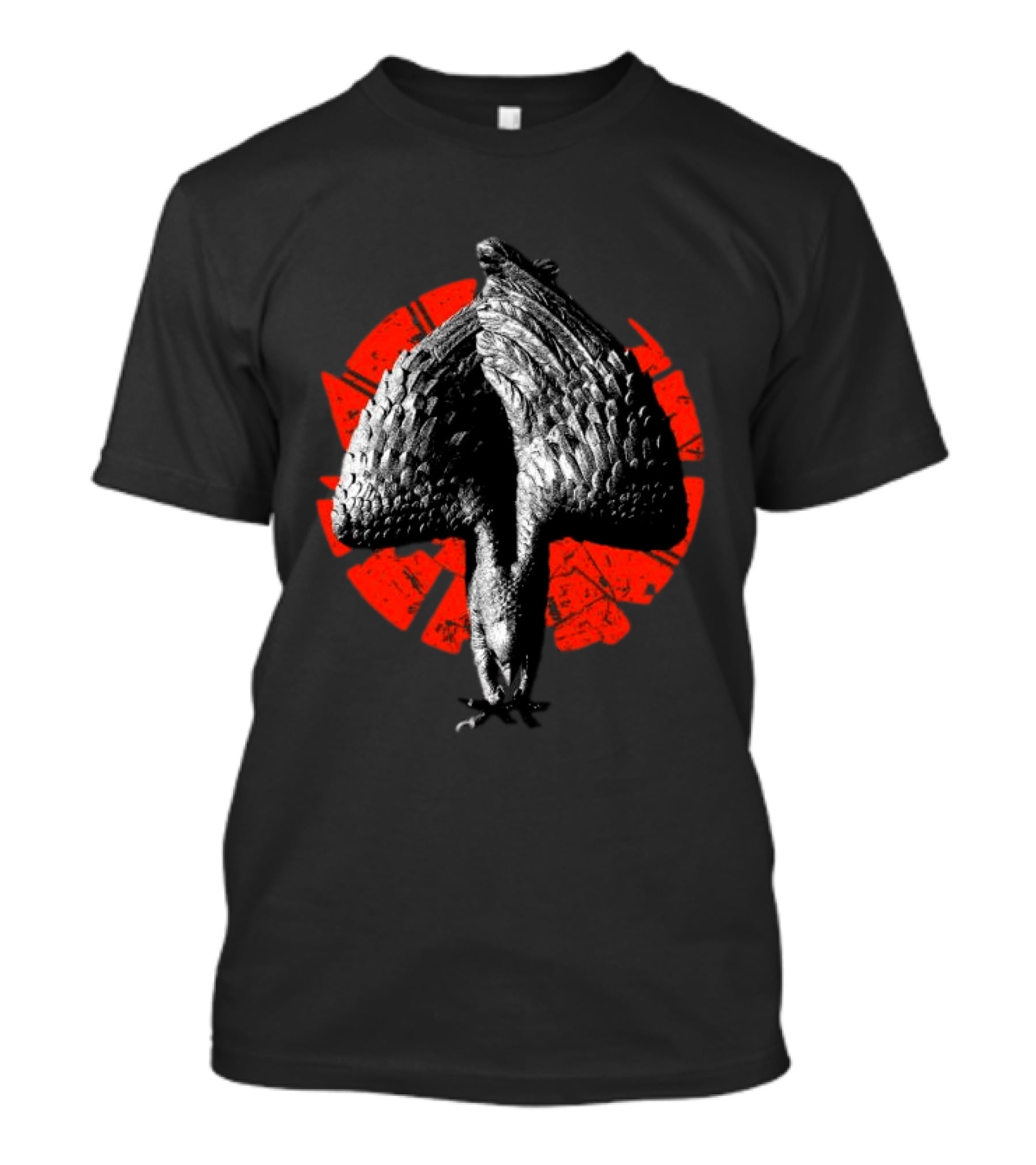 Deathwish Converge Knowledge Will Not Save You Black Longsleeve Bird Red Circle T-Shirt