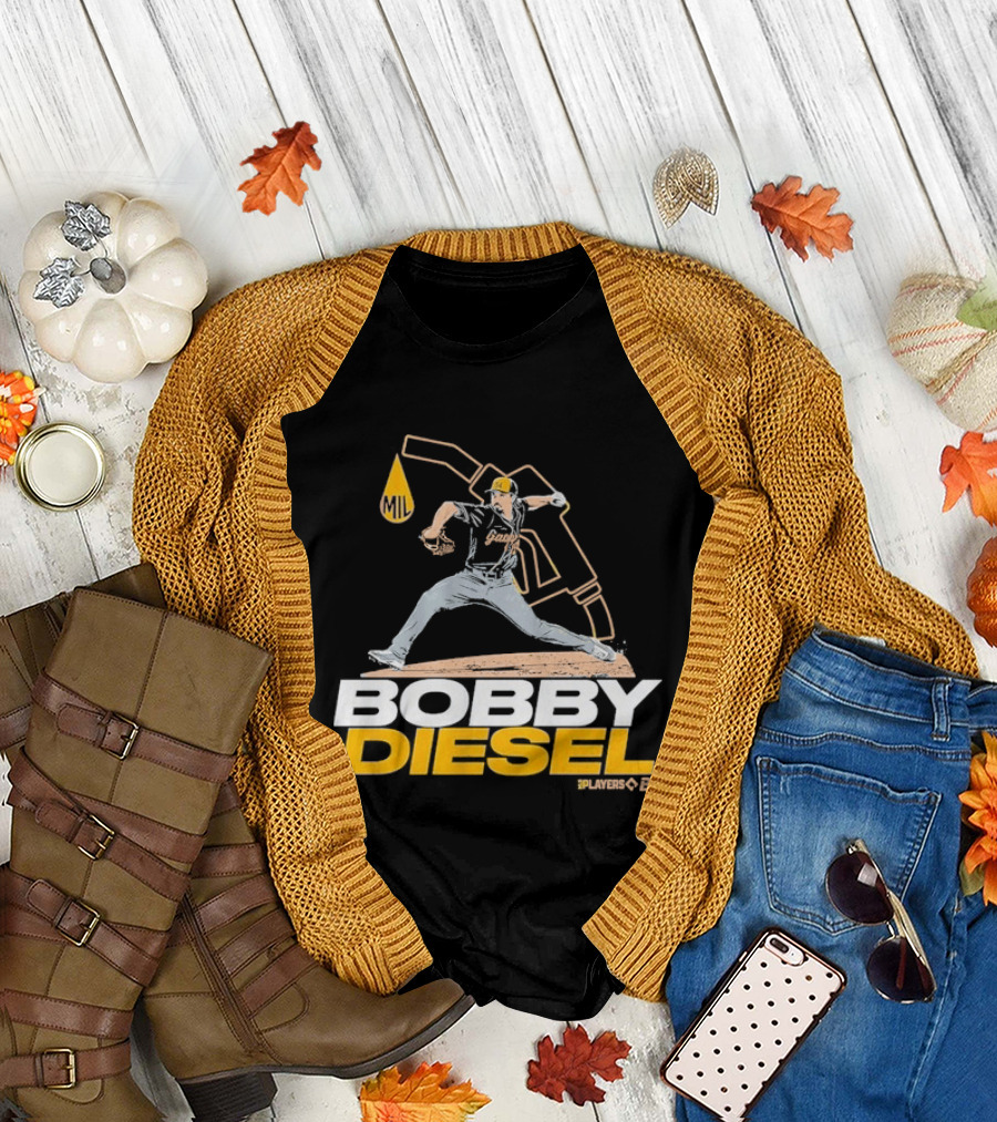 Bobby Diesel Pitcher Oil Can Baseball T-Shirt