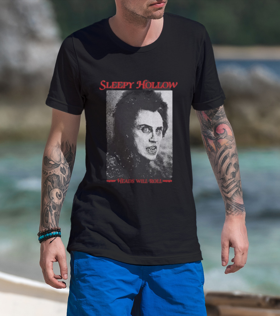 Sleepy Hollow Heads Will Roll Vintage Horror T-Shirt