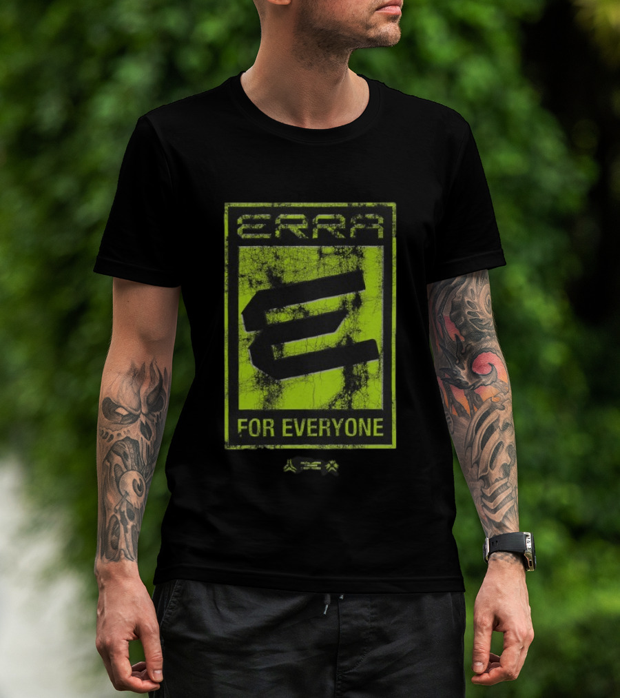 Erra For Everyone Grunge E Xbox Gaming T-Shirt