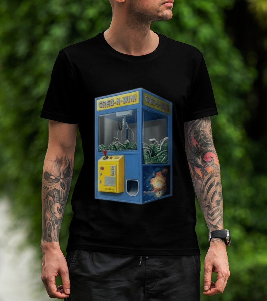 The Wynwood Walls Store Grab N Win Leon Keer Claw Machine Explosion T-Shirt