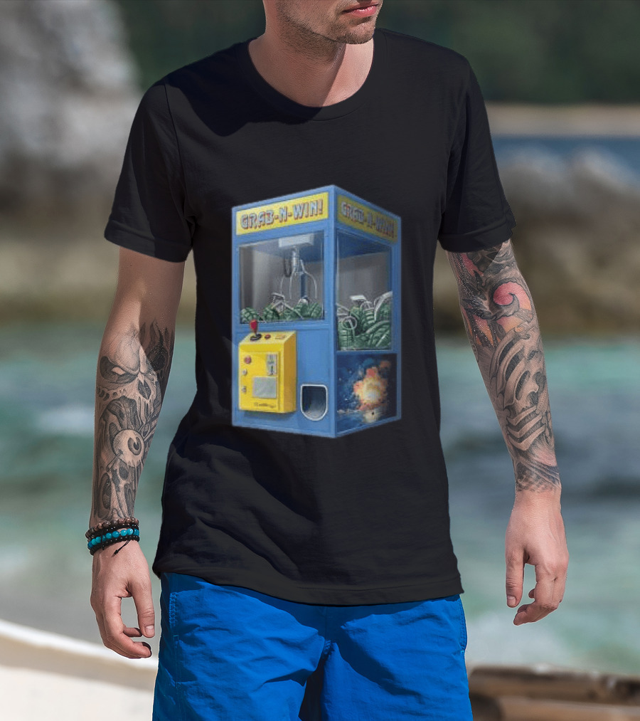 The Wynwood Walls Store Grab N Win Leon Keer Claw Machine Explosion T-Shirt