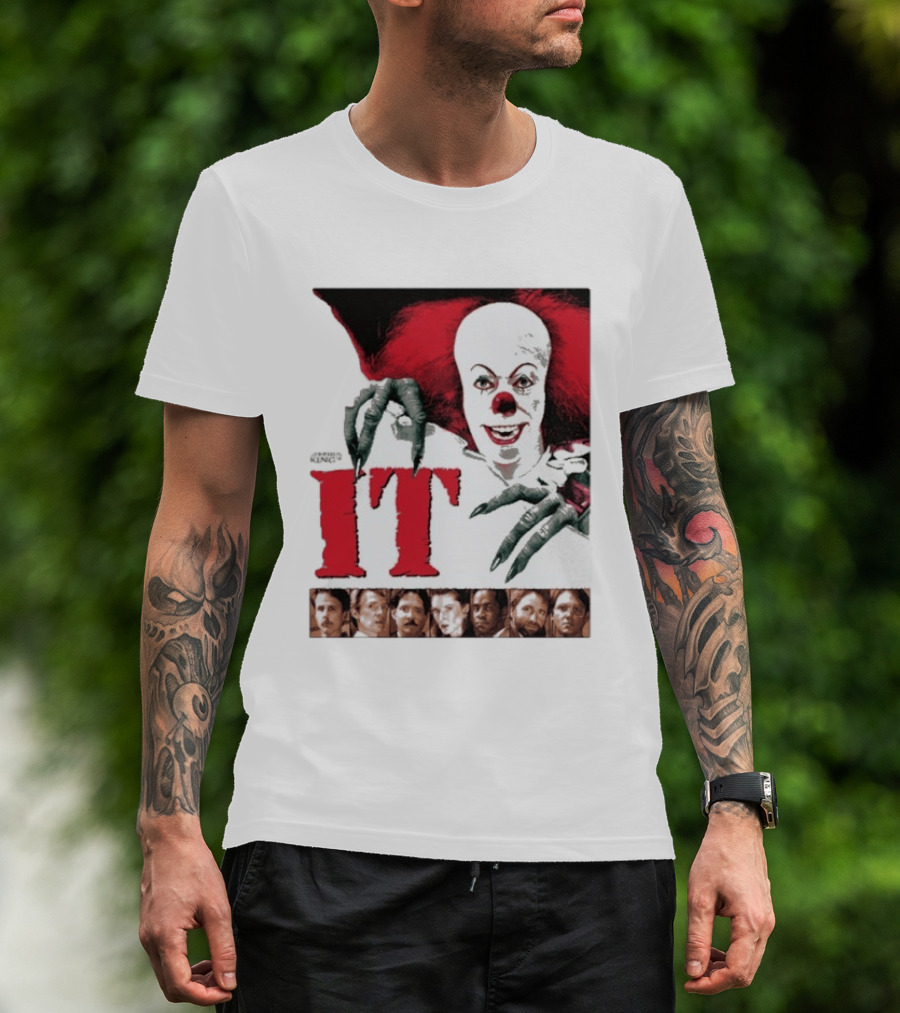 IT Eternal Grin Pennywise Creepy Clown Horror Movie T-Shirt