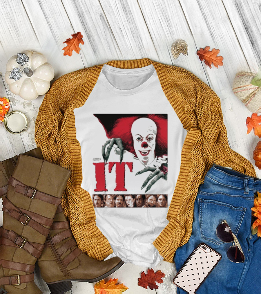 IT Eternal Grin Pennywise Creepy Clown Horror Movie T-Shirt