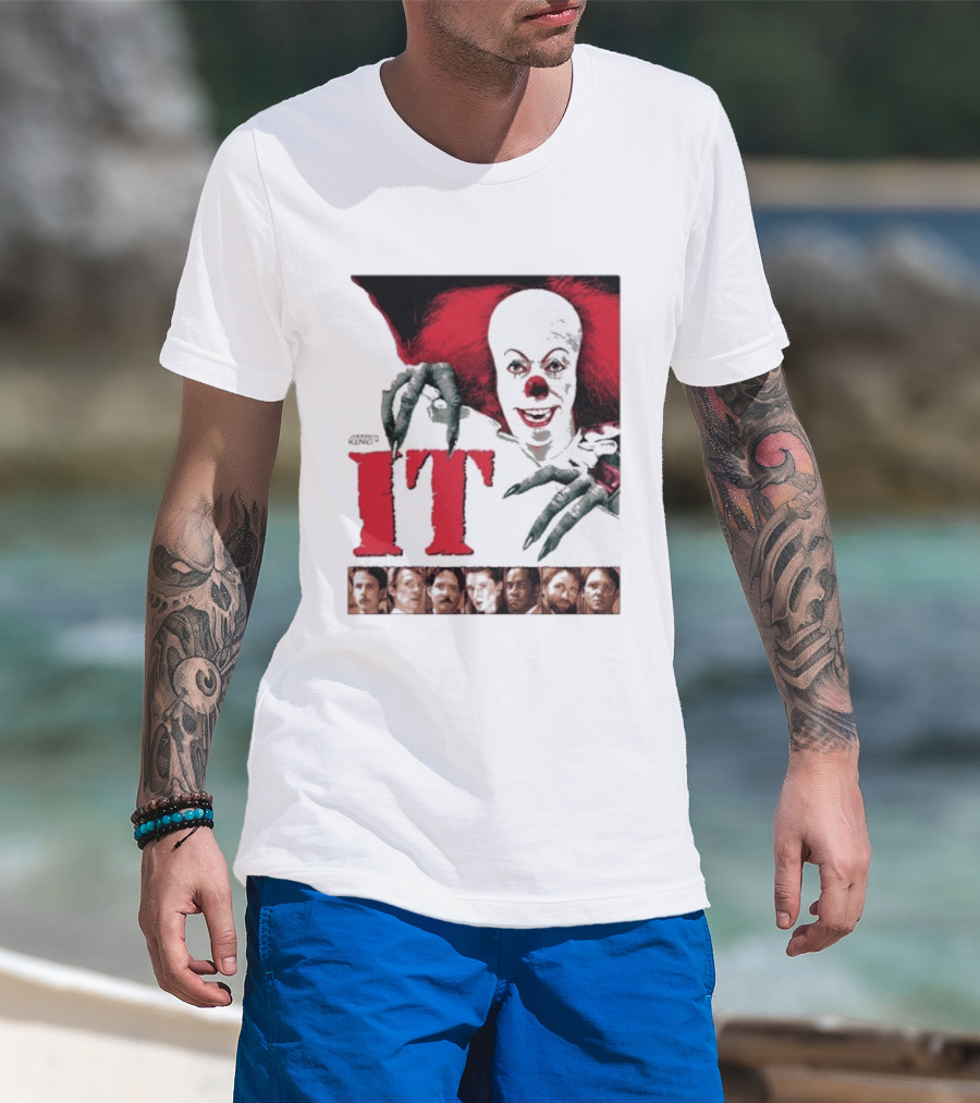 IT Eternal Grin Pennywise Creepy Clown Horror Movie T-Shirt
