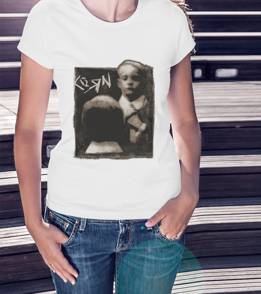 Korn Life Is Peachy 30th Anniversary Mirror Album Cover T-Shirt