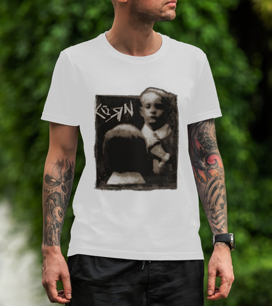 Korn Life Is Peachy 30th Anniversary Mirror Album Cover T-Shirt