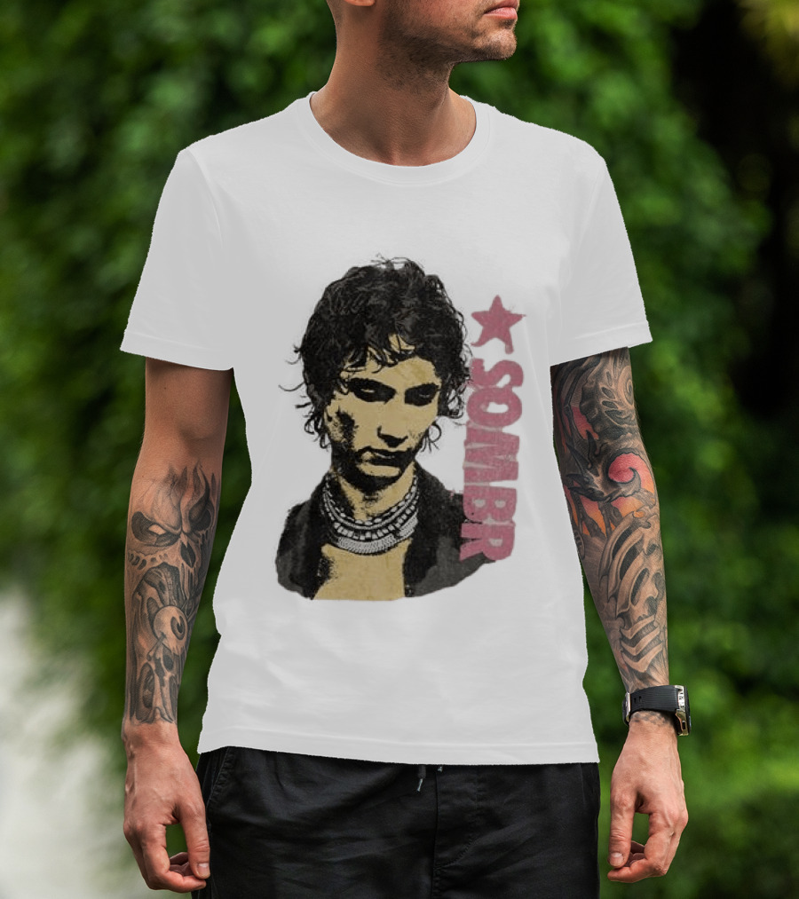 Sombr Store 2026 You Are The Reason Dateback Tour Star T-Shirt