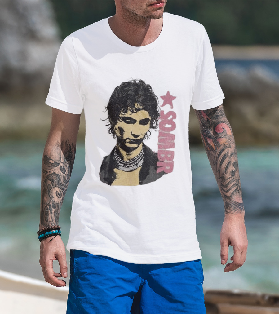 Sombr Store 2026 You Are The Reason Dateback Tour Star T-Shirt