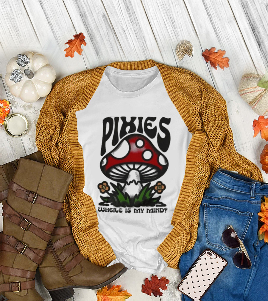 Pixies Where Is My Mind Mushroom T-Shirt