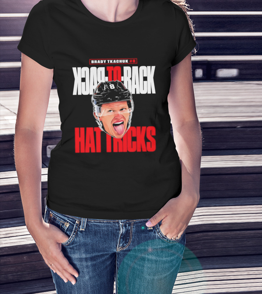 Brady Tkachuk Back To Back Hat Tricks T-Shirt