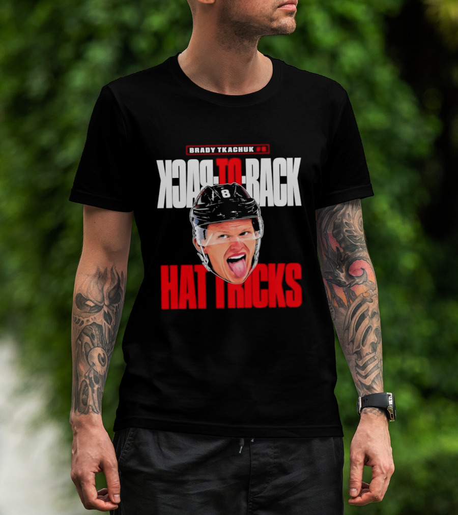 Brady Tkachuk Back To Back Hat Tricks T-Shirt