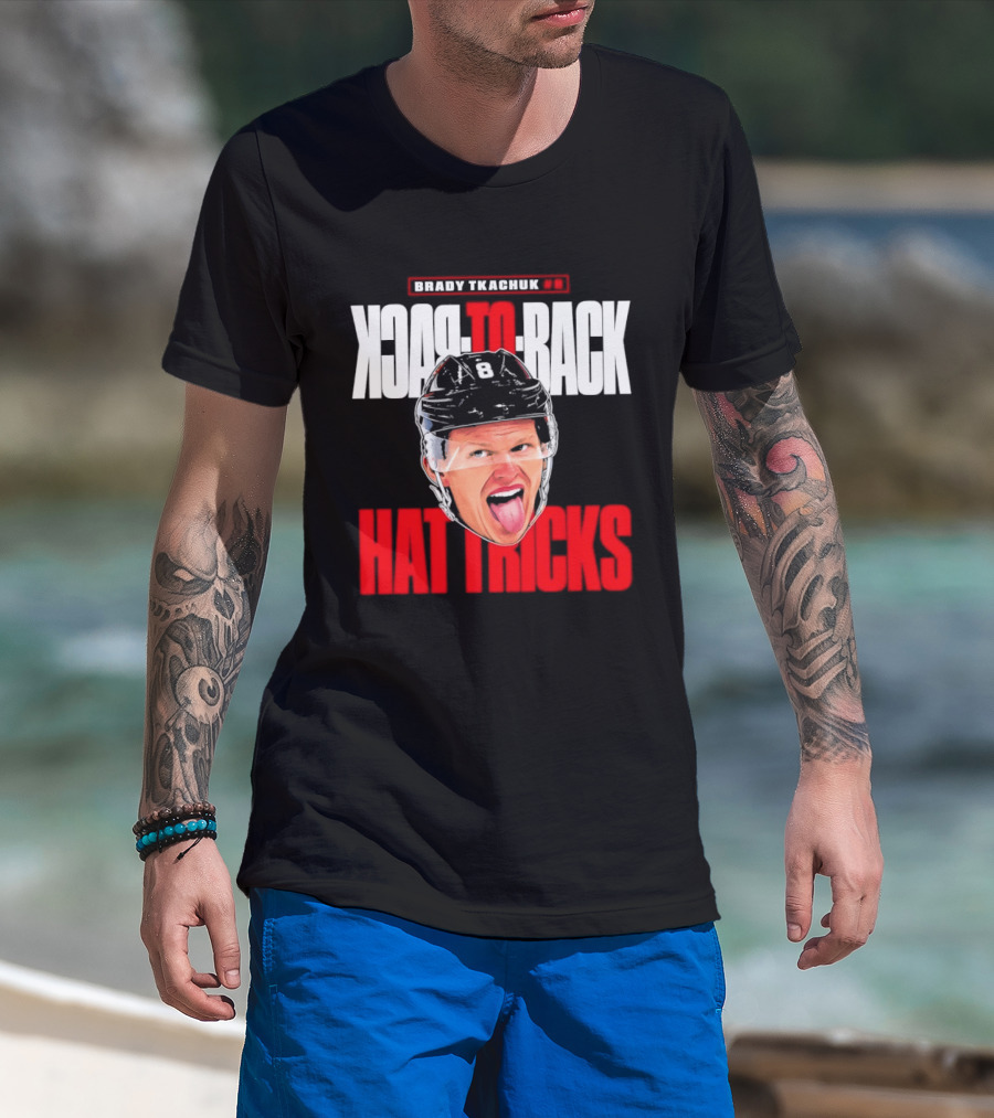 Brady Tkachuk Back To Back Hat Tricks T-Shirt