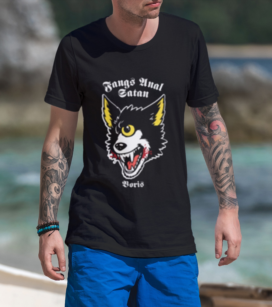 Boris Fangsanalsatan Yellow Eared Wolf Head Tour 2026 T-Shirt