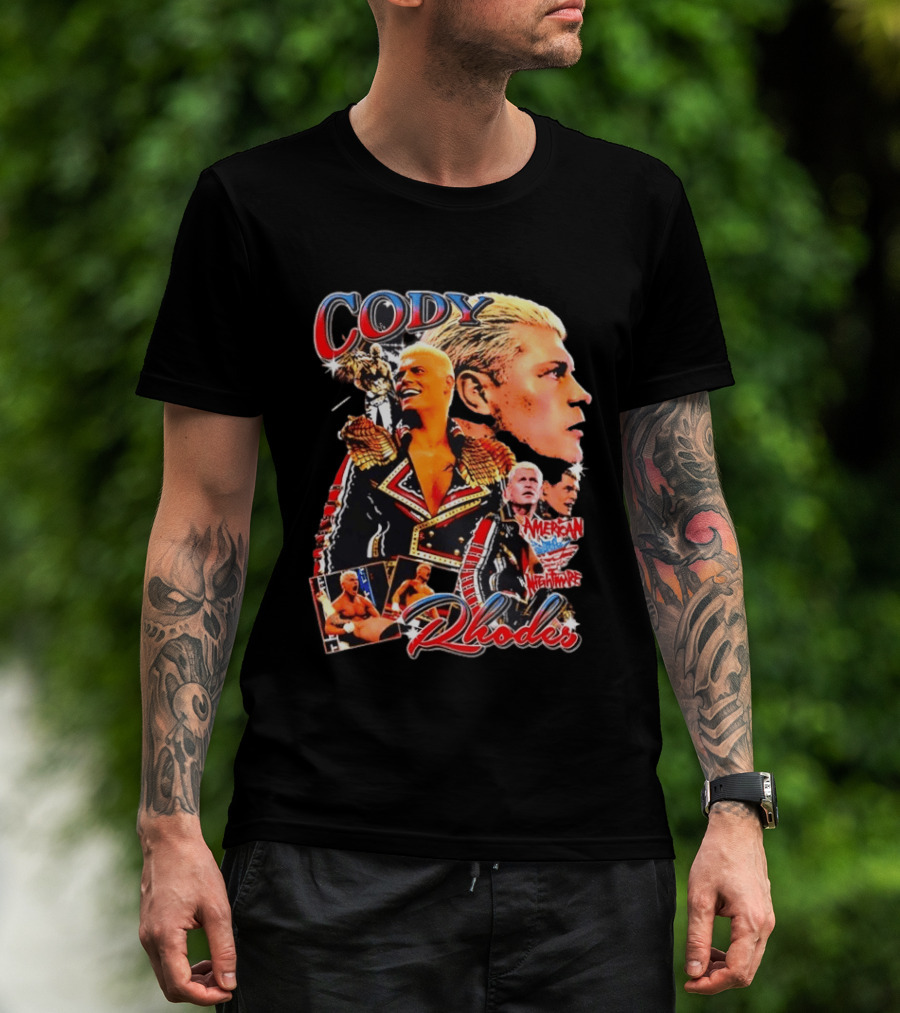 Cody Rhodes American Nightmare Retro Bootleg T-Shirt