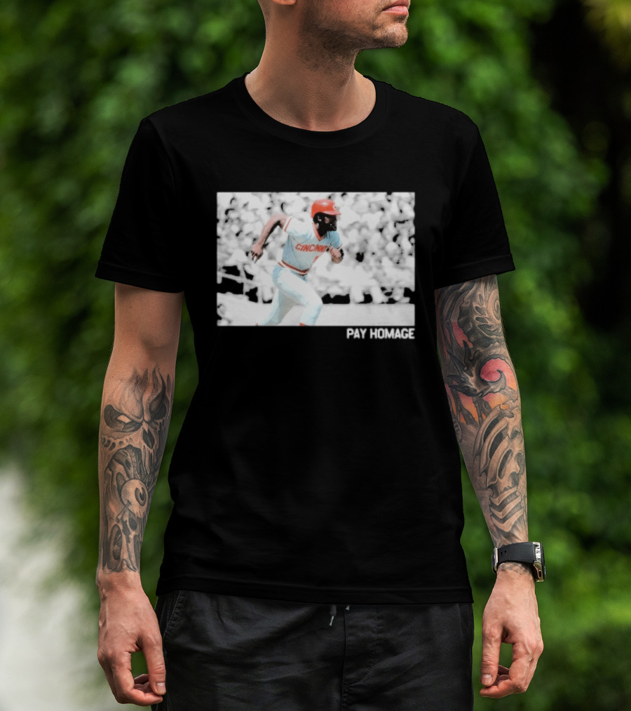 Cincinnati Baseball Legend George Foster Pay Homage T-Shirt