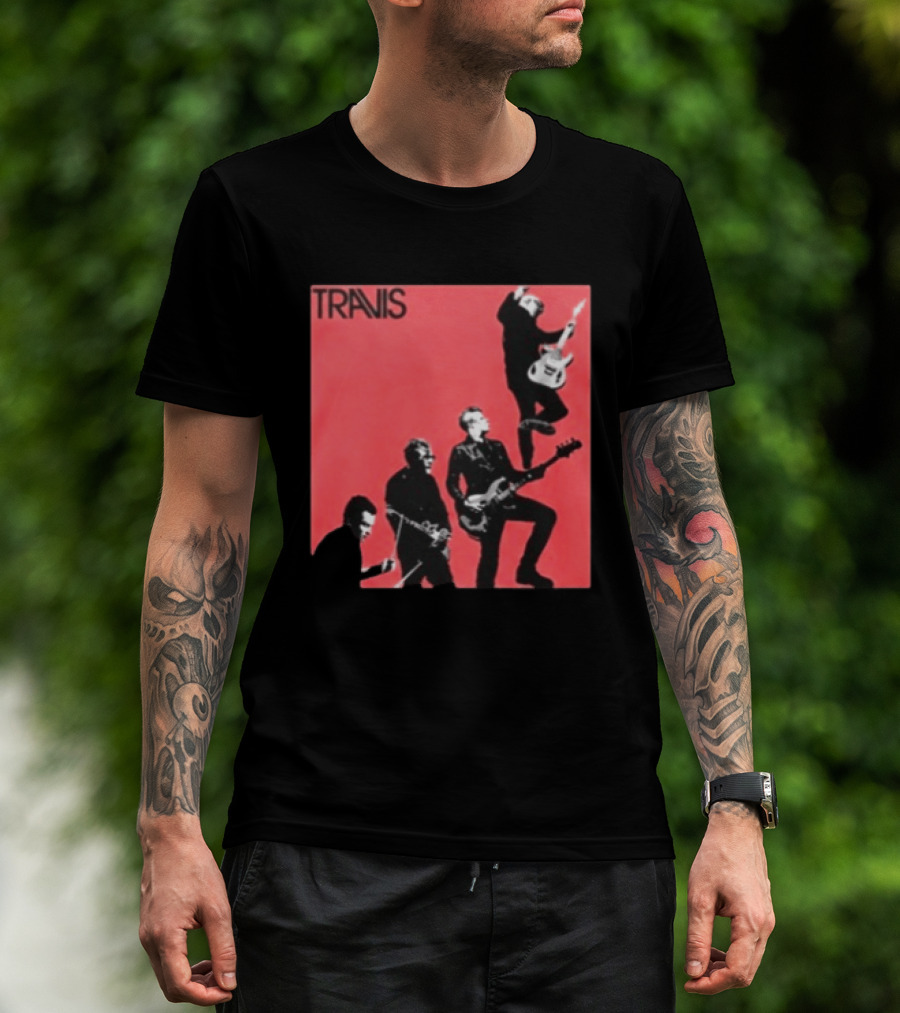 Travis October 14 2026 Pepsi Center WTC Mexico City Concert Tour Red Album T-Shirt