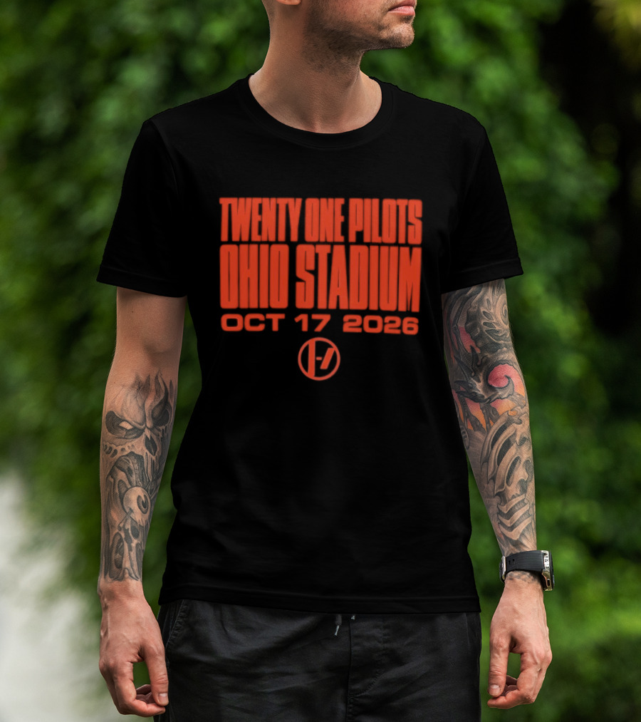 Twenty One Pilots Ohio Stadium Oct 17 2026 Event T-Shirt