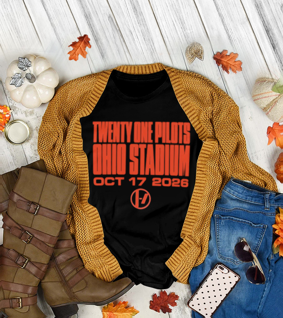 Twenty One Pilots Ohio Stadium Oct 17 2026 Event T-Shirt