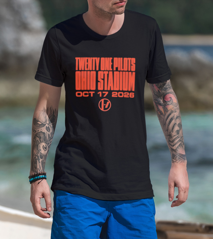 Twenty One Pilots Ohio Stadium Oct 17 2026 Event T-Shirt