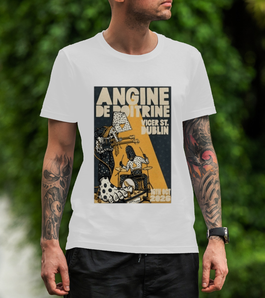 Angine De Poitrine Vicar Street Dublin 16th October 2026 T-Shirt