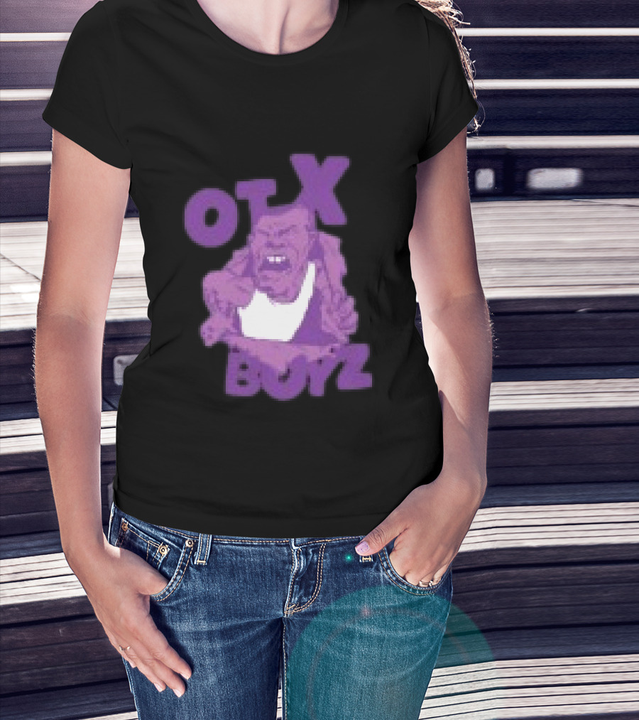 OTX Boyz Purple Character Geezy World Store Breakout T-Shirt