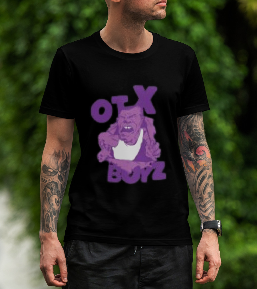 OTX Boyz Purple Character Geezy World Store Breakout T-Shirt