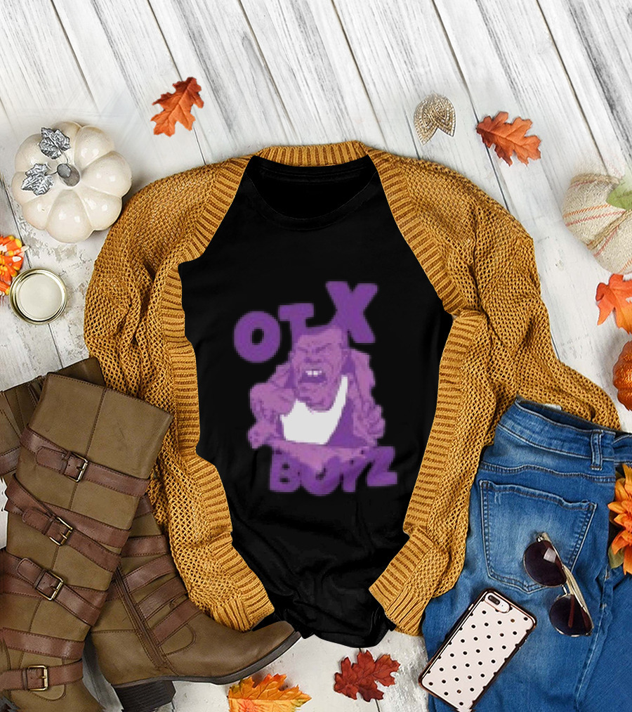 OTX Boyz Purple Character Geezy World Store Breakout T-Shirt