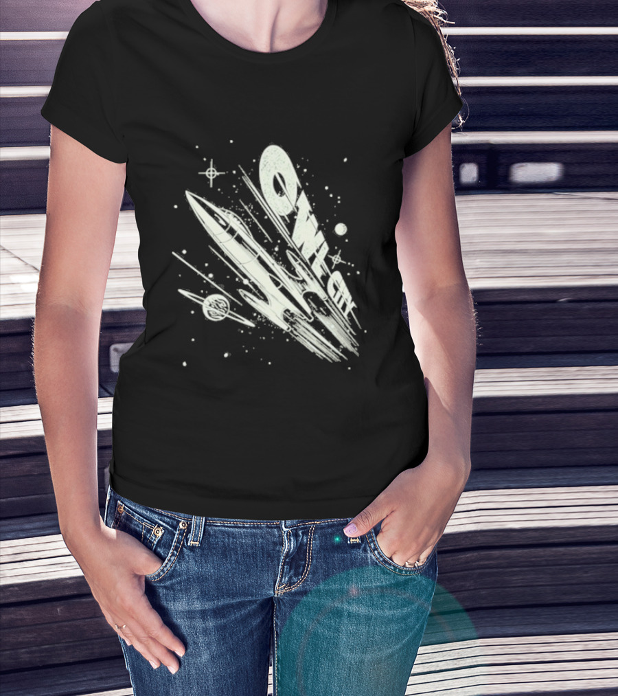 Owl City Rocket Neon Starry Space Adventure T-Shirt