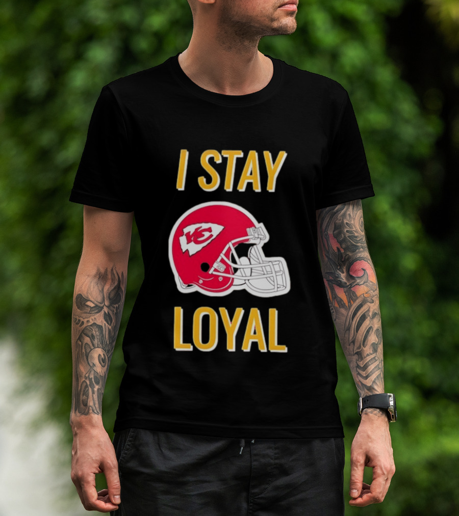 Kansas City Chiefs I Stay Loyal Red Helmet T-Shirt