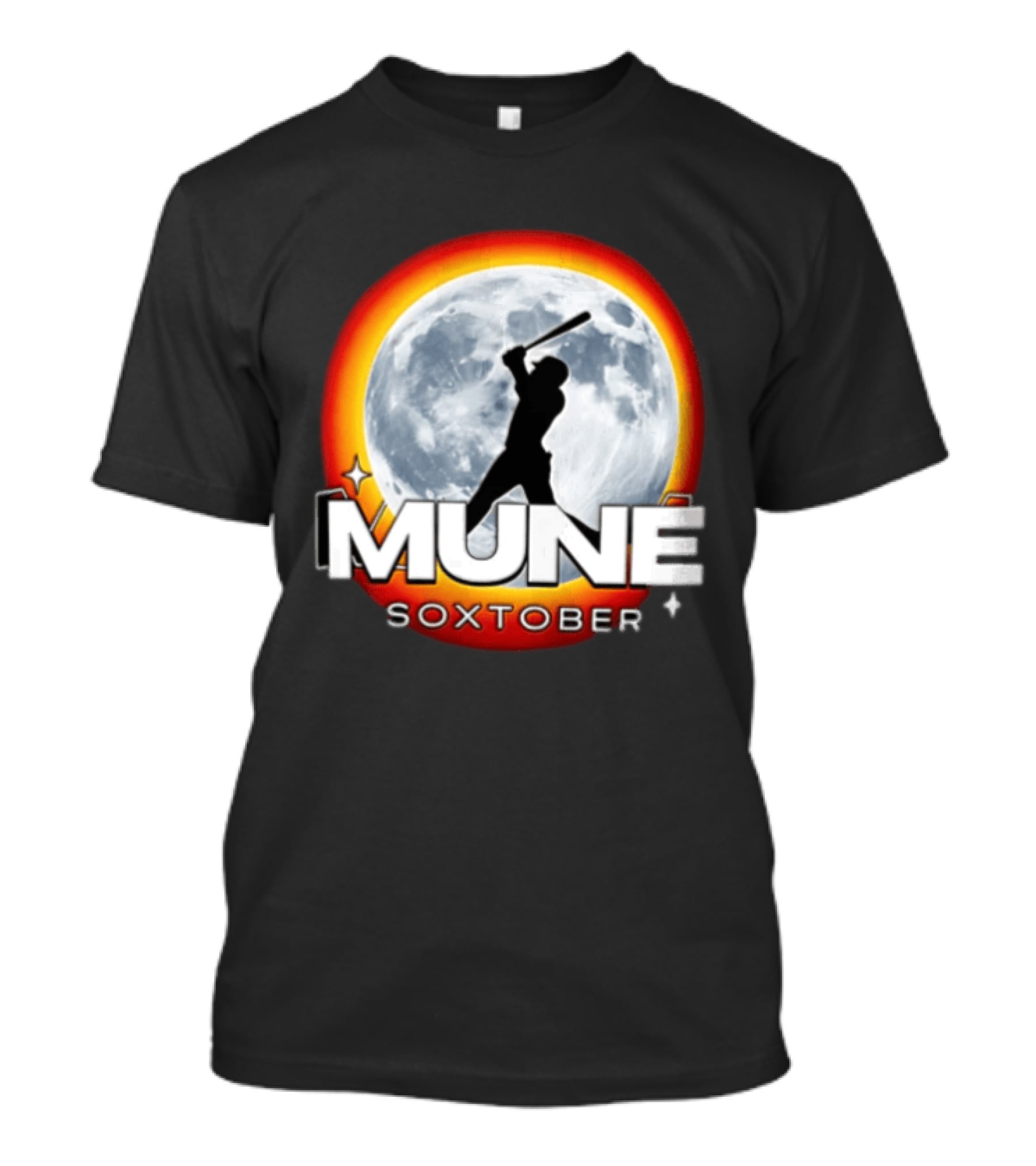 Mune Soxtober Chicago White Sox Moon Baseball T-Shirt