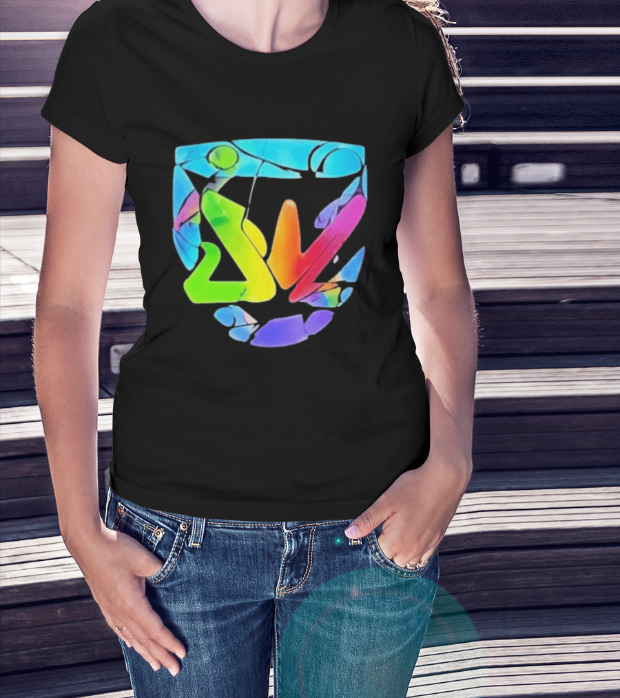 Nice France Riots 2026 Micromania Store Manager Viral Multicolor Abstract T-Shirt