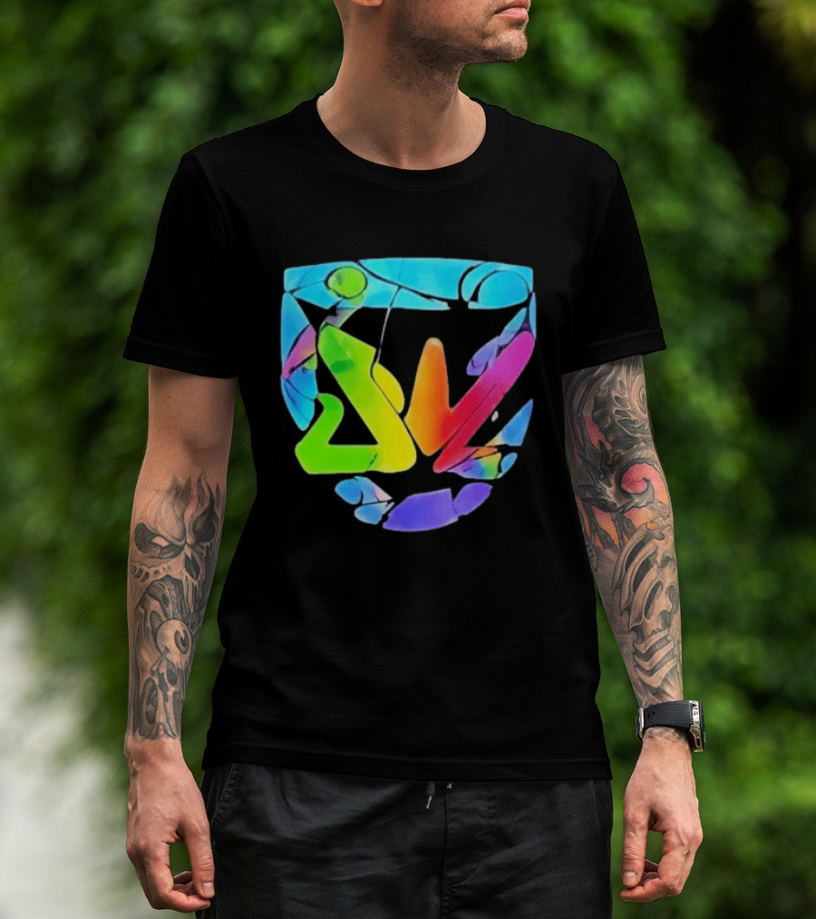 Nice France Riots 2026 Micromania Store Manager Viral Multicolor Abstract T-Shirt