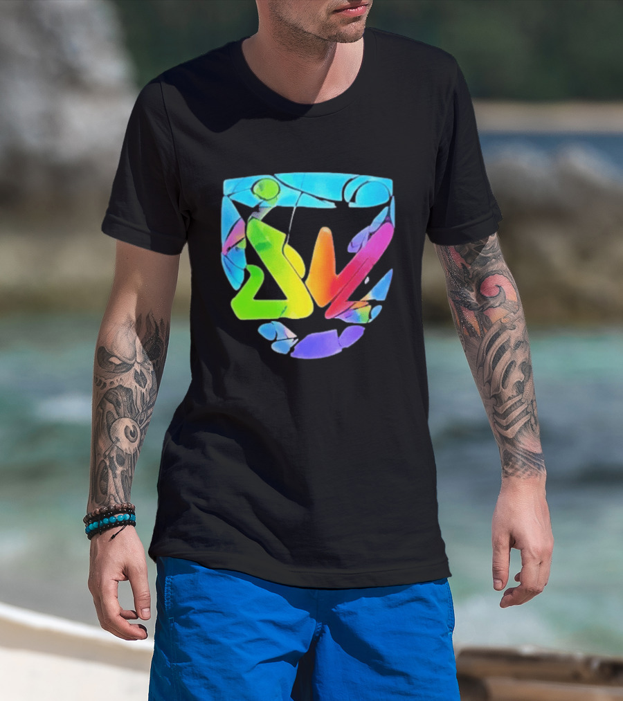 Nice France Riots 2026 Micromania Store Manager Viral Multicolor Abstract T-Shirt