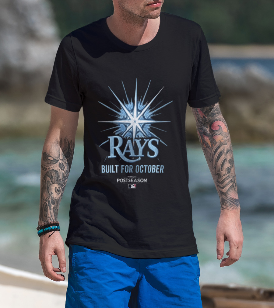 Tampa Bay Rays Built For October MLB Postseason T-Shirt