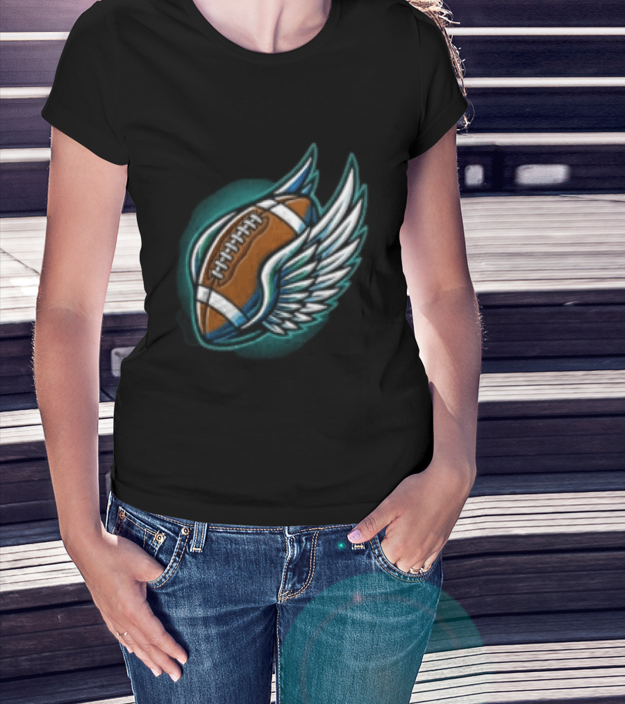 Tennessee Titans Wings Of Victory Eagle Football Lightning Stadium T-Shirt