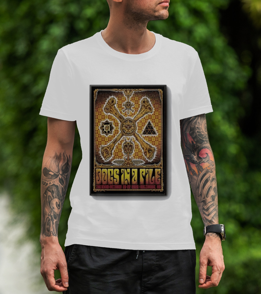 Dogs In A Pile Baltimore MD October 20 22 2026 Tour T-Shirt