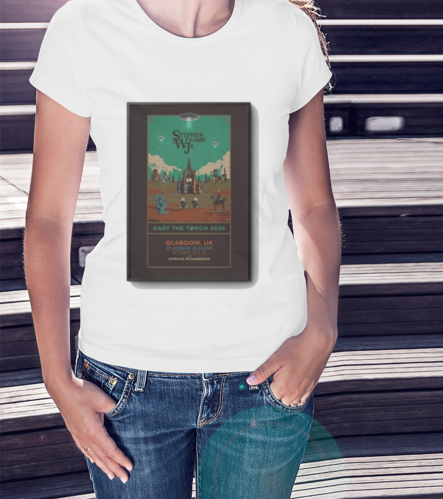 Stephen Wilson Jr. Gary The Torch 2026 Glasgow UK 02 Academy October 19 20 Sorcha Richardson T-Shirt