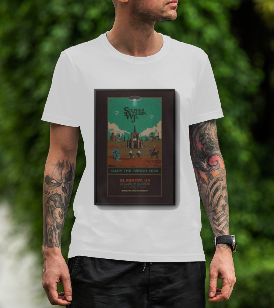 Stephen Wilson Jr. Gary The Torch 2026 Glasgow UK 02 Academy October 19 20 Sorcha Richardson T-Shirt