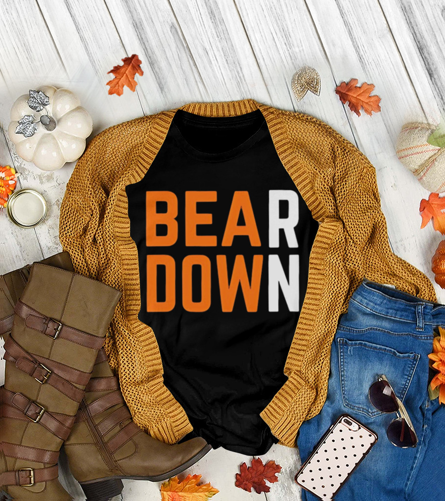 Bear Down Chicago Football Team Spirit T-Shirt