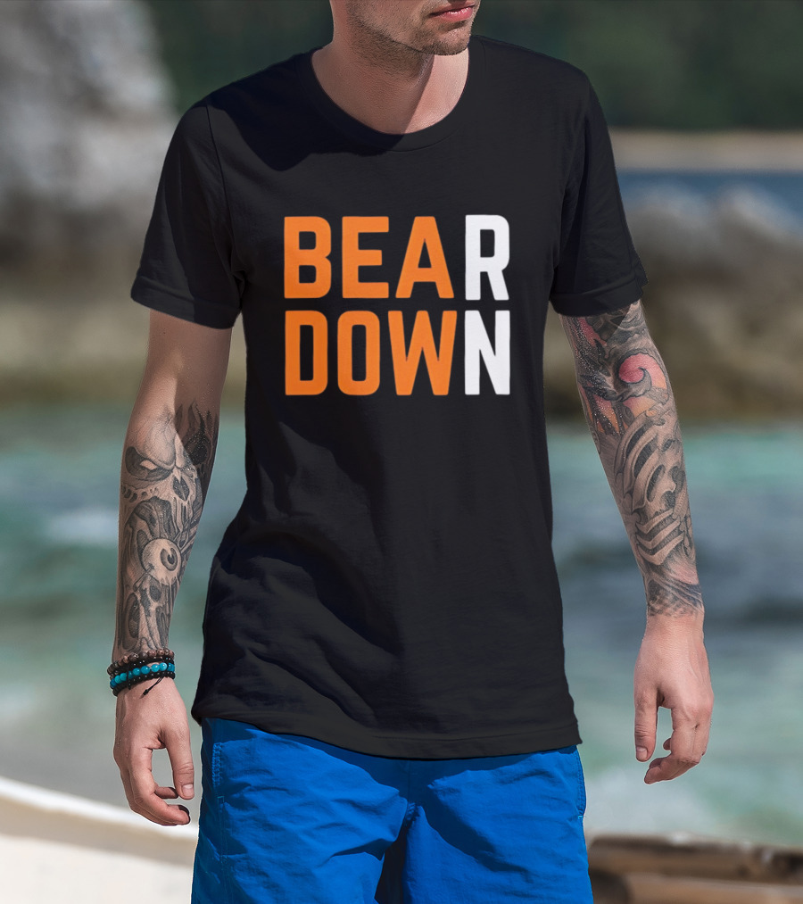 Bear Down Chicago Football Team Spirit T-Shirt