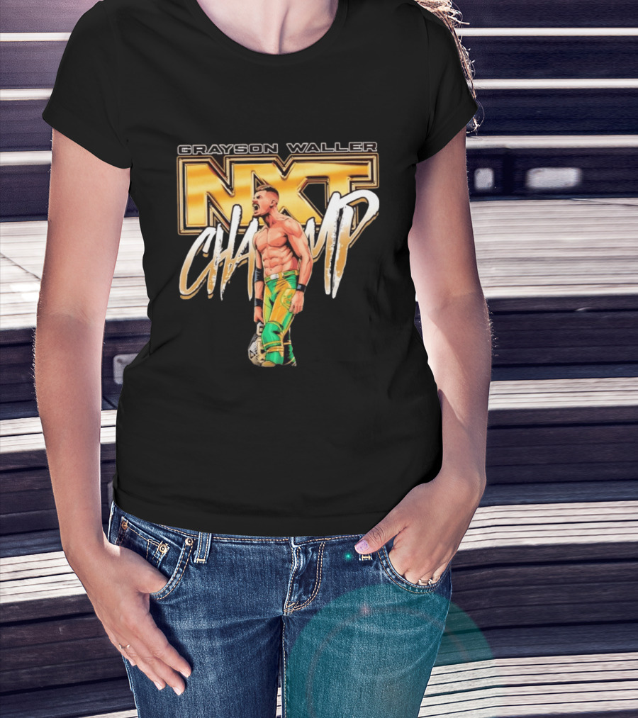 Grayson Waller NXT Champ Pro Wrestling Iconic Championship T-Shirt