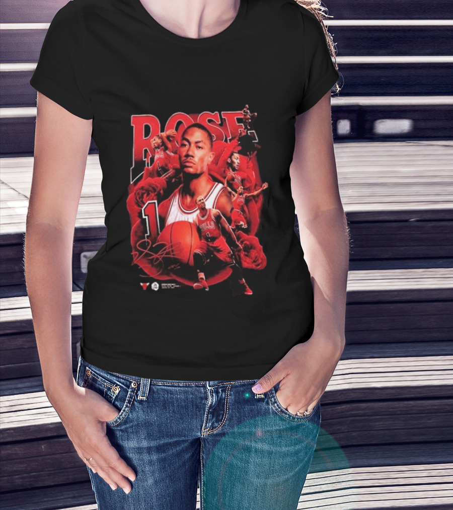 Derrick Rose Chicago Bulls Basketball Legend 1 T-Shirt