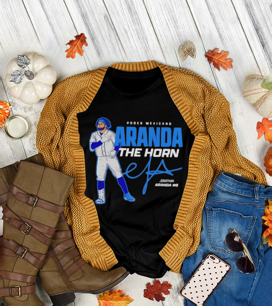 Poder Mexicano Aranda The Horn Jonathan Aranda #9 T-Shirt